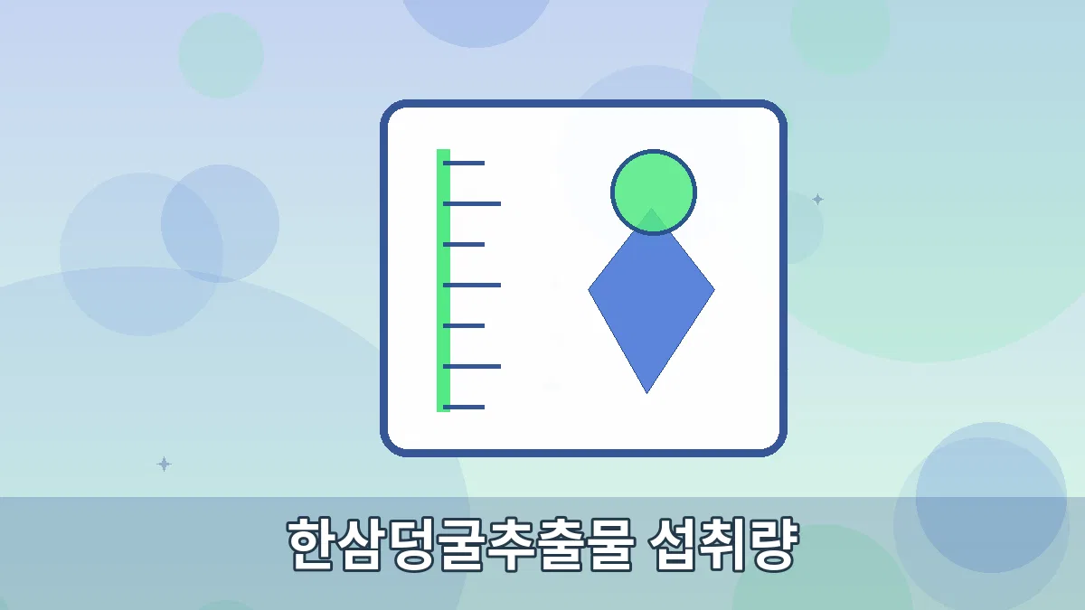 한삼덩굴추출물 섭취량 안내 이미지 5