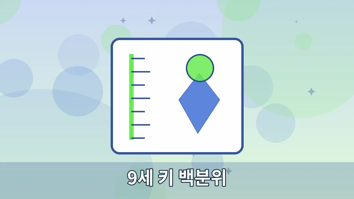 9세 키 백분위 안내 이미지 4