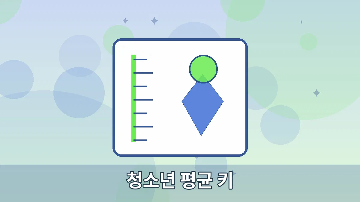 청소년 평균 키 안내 이미지 4